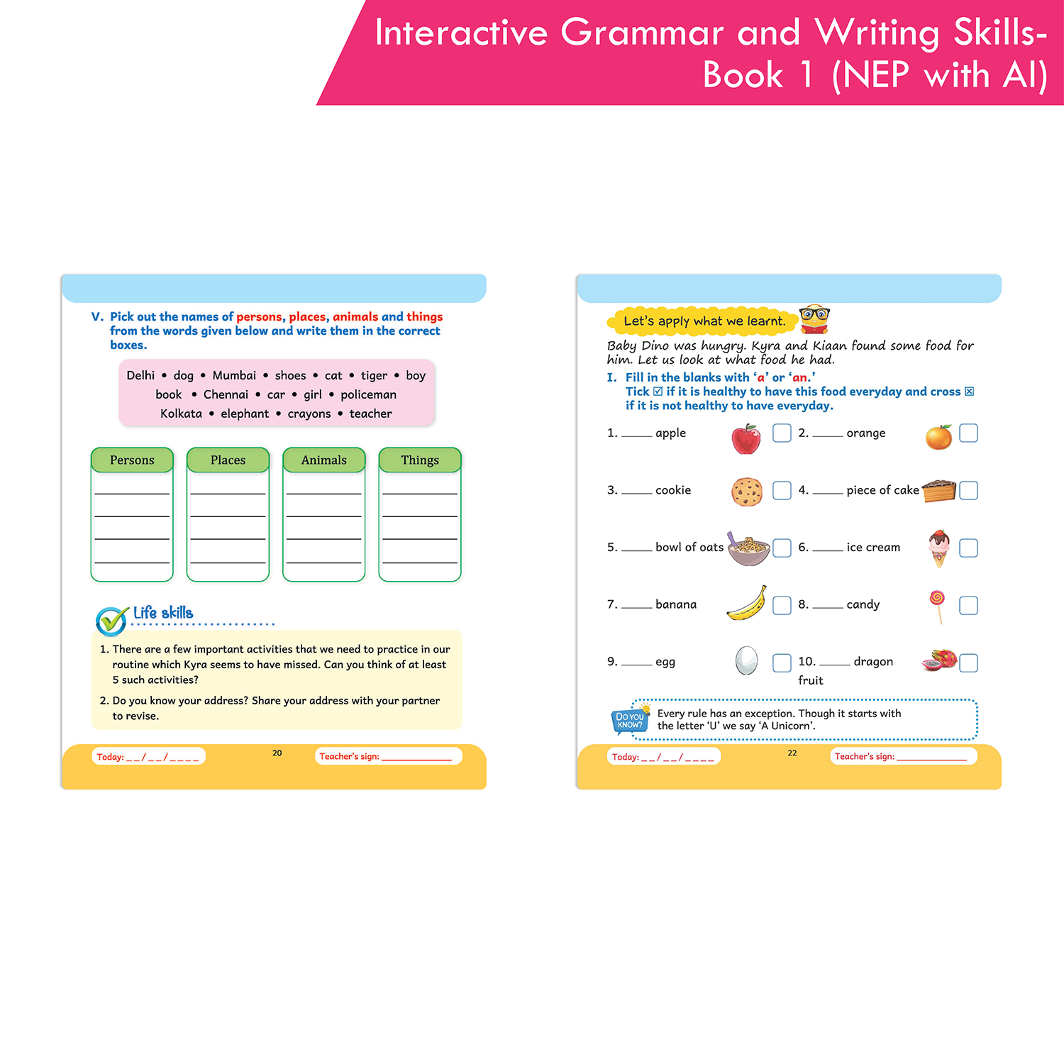Interactive Grammar and Writing Skills Book 1 (NEP with AI) - Image 6