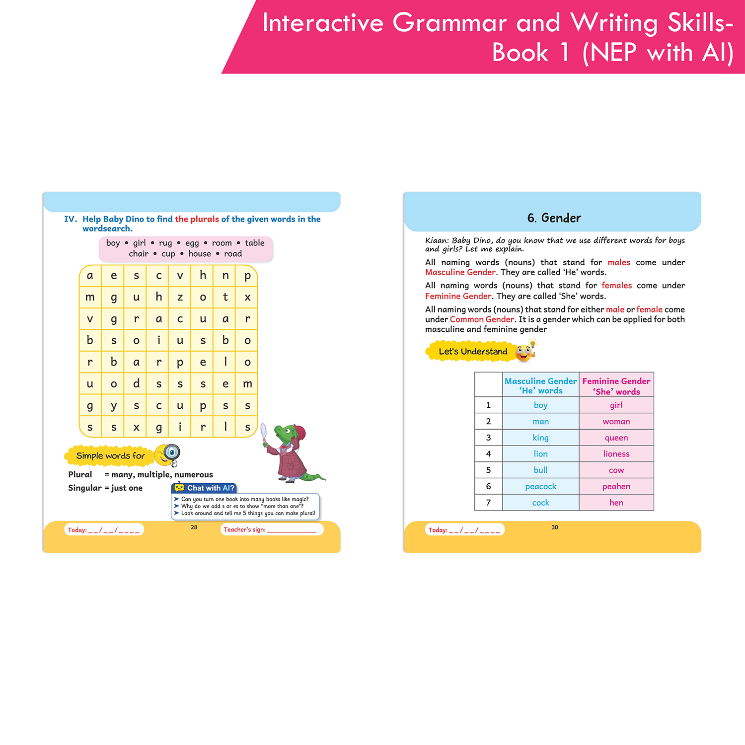 Interactive Grammar and Writing Skills Book 1 (NEP with AI) - Image 8