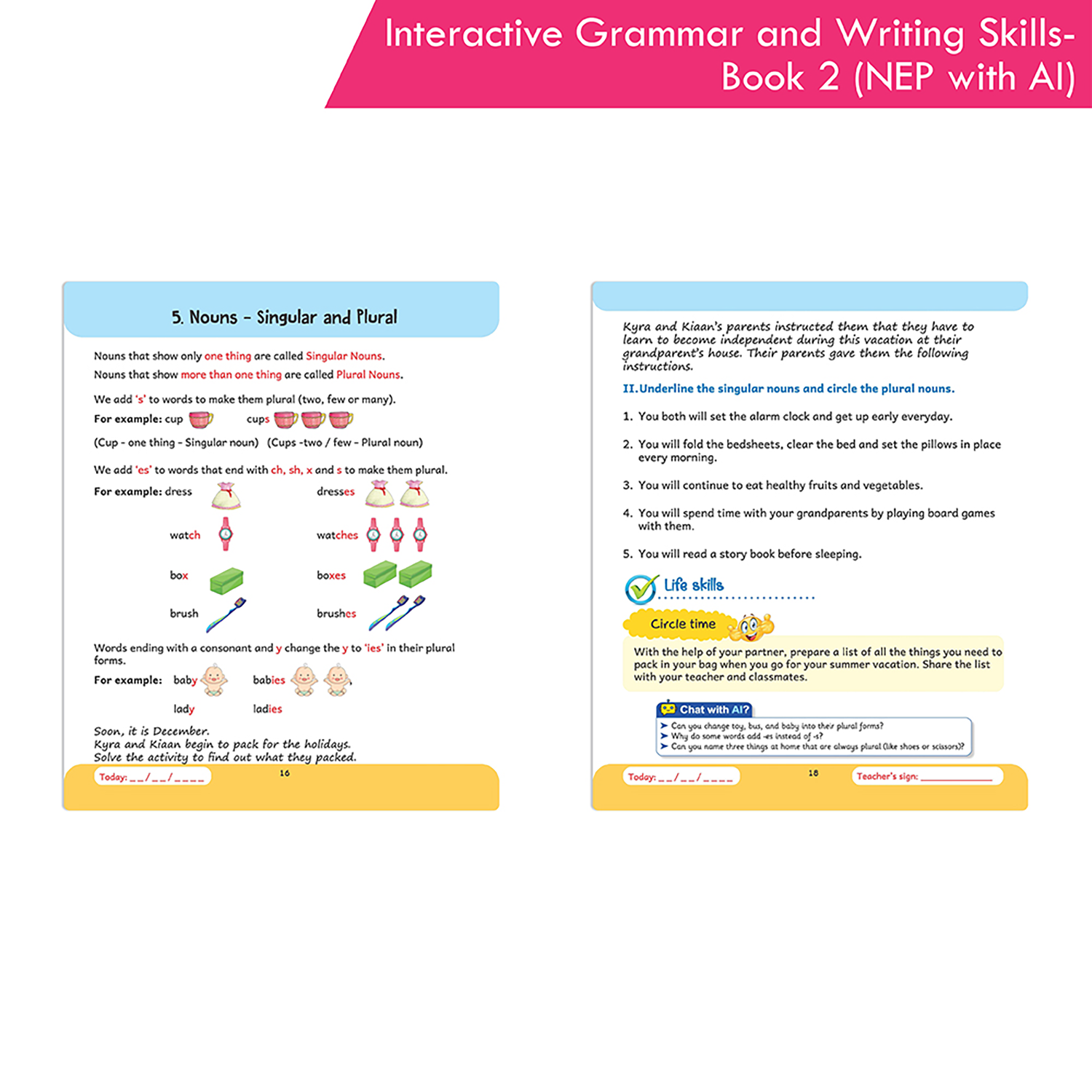 Interactive Grammar And Writing Skills Book 2 (NEP with AI) - Image 5