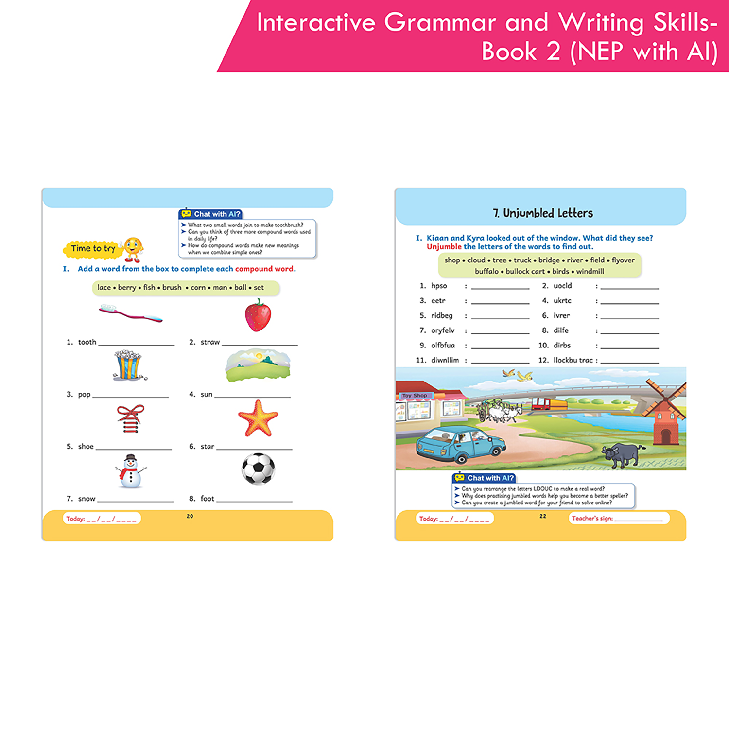 Interactive Grammar And Writing Skills Book 2 (NEP with AI) - Image 6