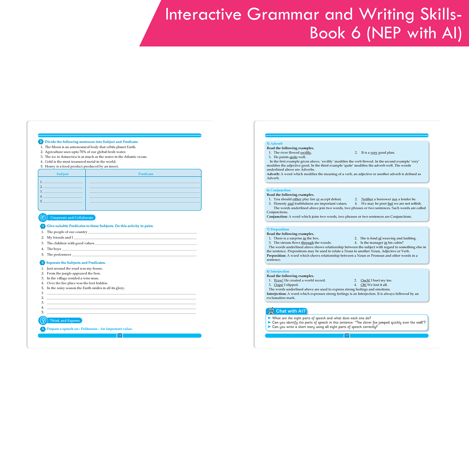 Interactive Grammar and Writing Skills Book 6 (NEP with AI) - Image 3