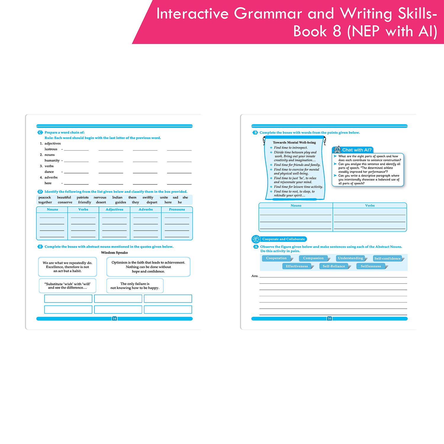 Interactive Grammar and Writing Skills Book 8 (NEP with AI) - Image 3
