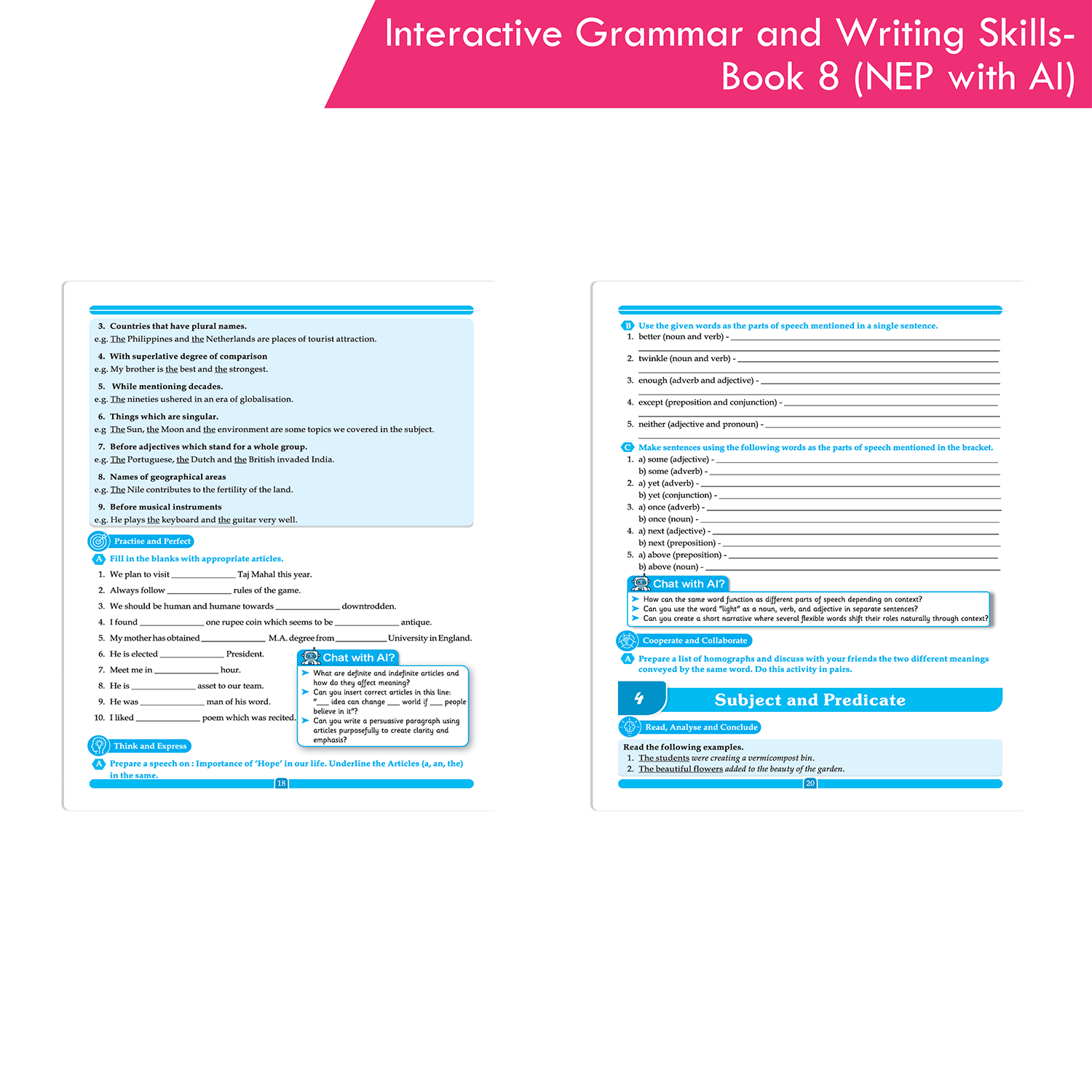 Interactive Grammar and Writing Skills Book 8 (NEP with AI) - Image 4