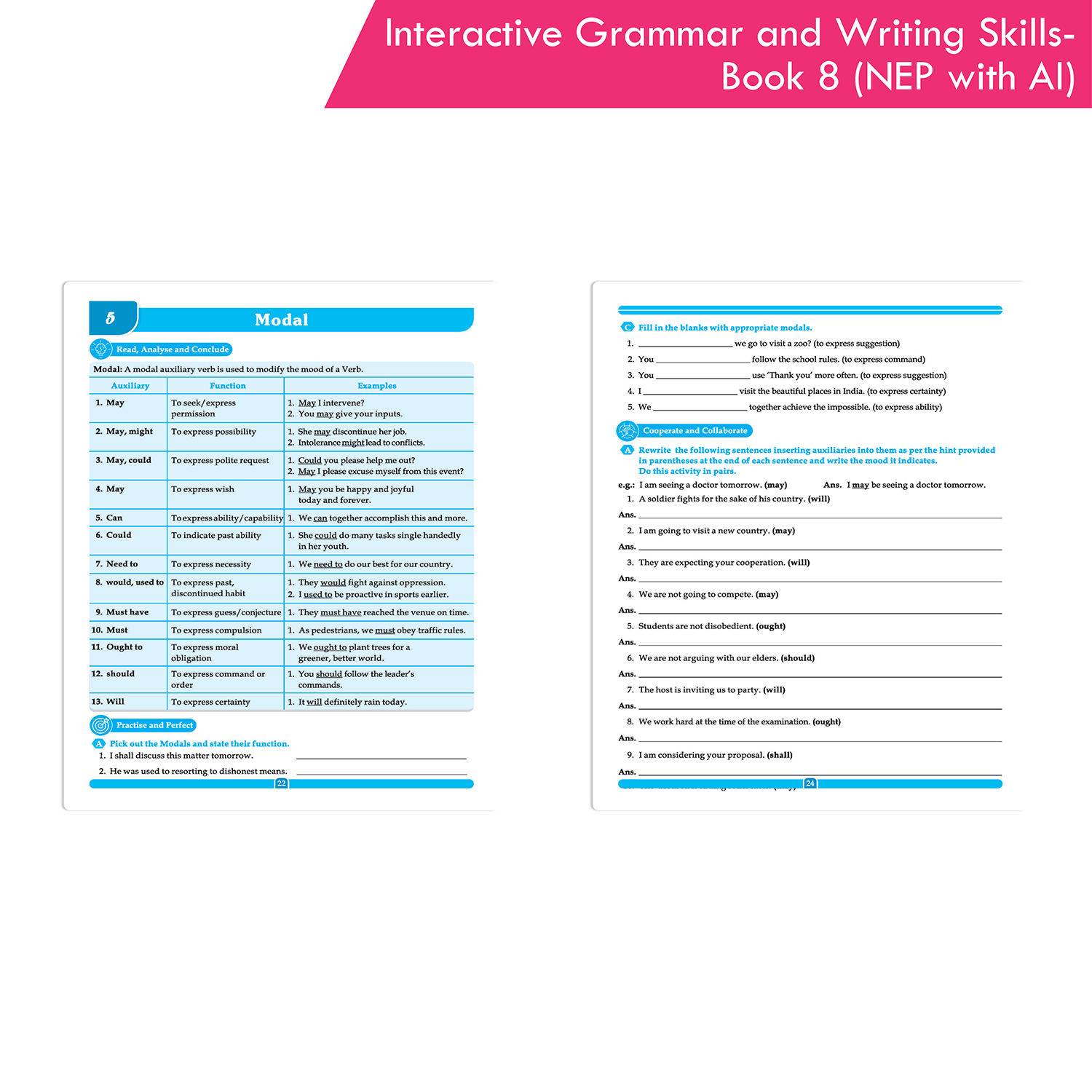 Interactive Grammar and Writing Skills Book 8 (NEP with AI) - Image 5