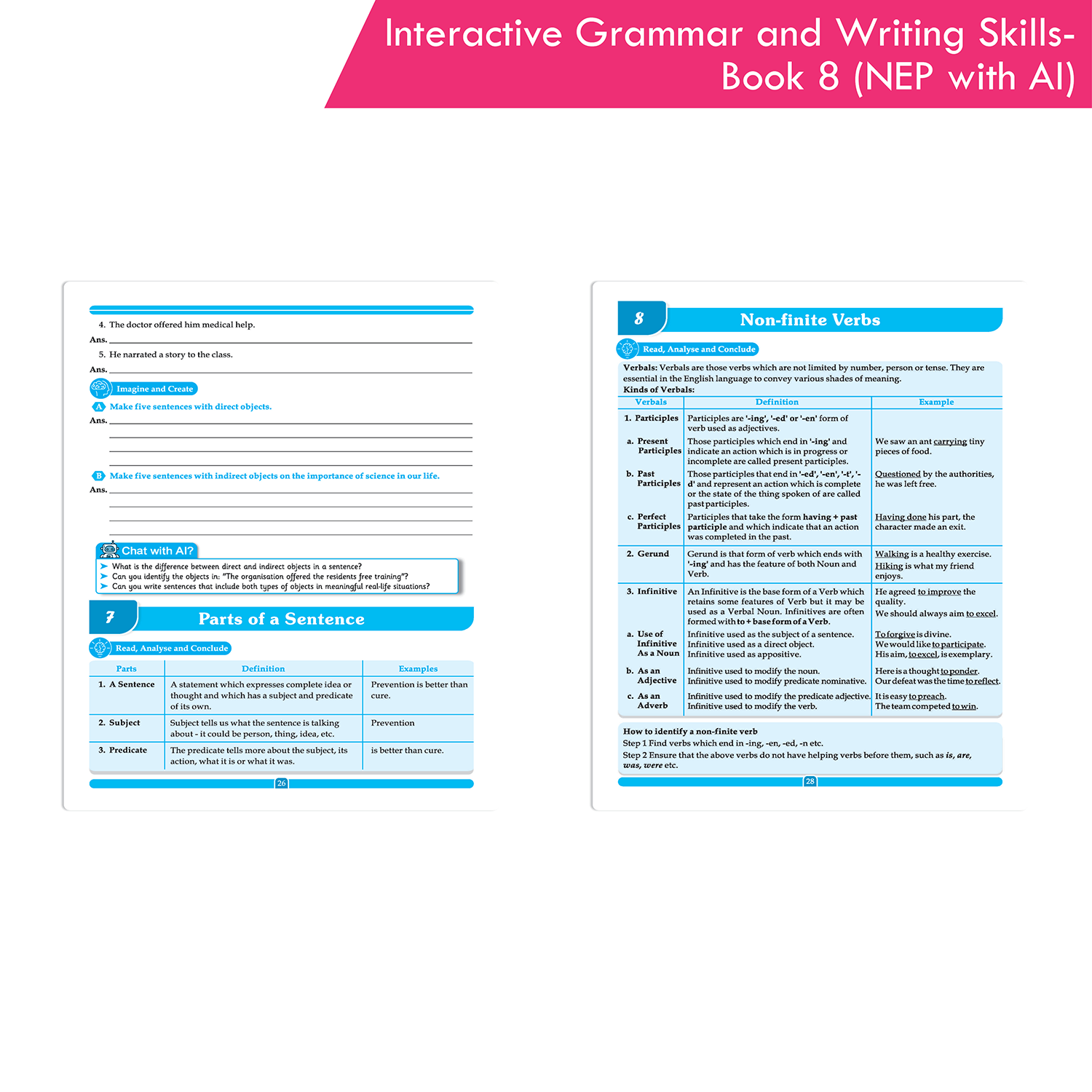 Interactive Grammar and Writing Skills Book 8 (NEP with AI) - Image 6