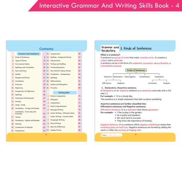 Interactive Grammar and Writing Skills Book 4 (NEP) - Image 2