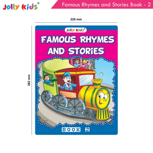 Jolly Kids Famous Rhymes and Stories Book 2| Collection of Nursery Rhymes, Bedtime Story for Age 3-6 Years - Image 9
