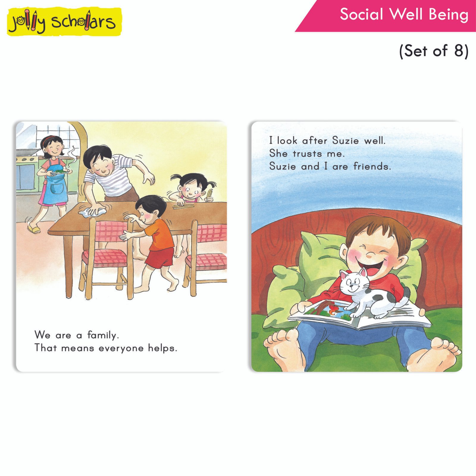Jolly Scholars Social Well Being Set of 8 5