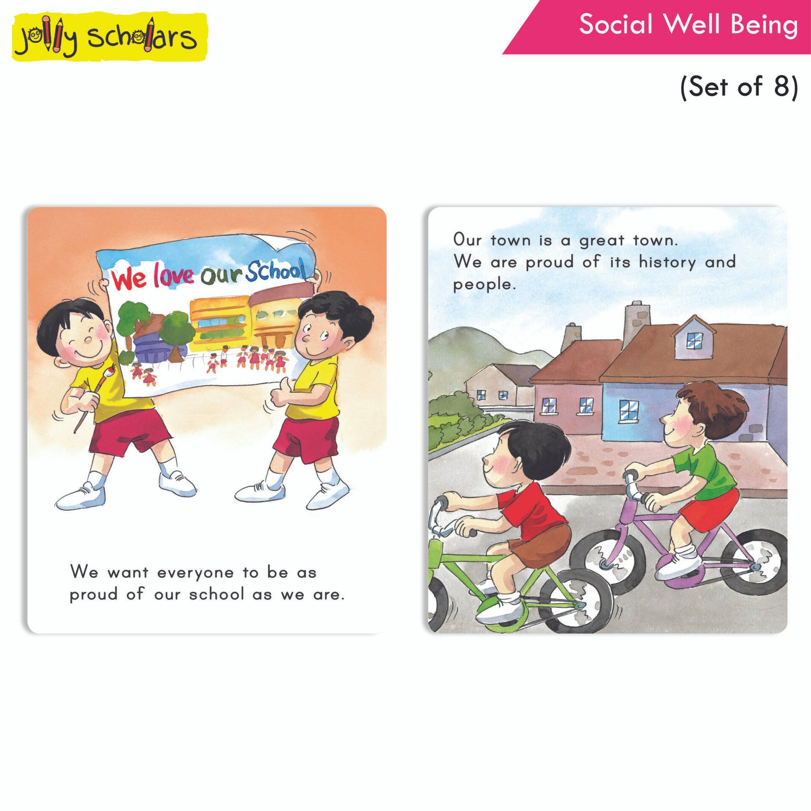 Jolly Scholars Social Well Being Set of 8 7