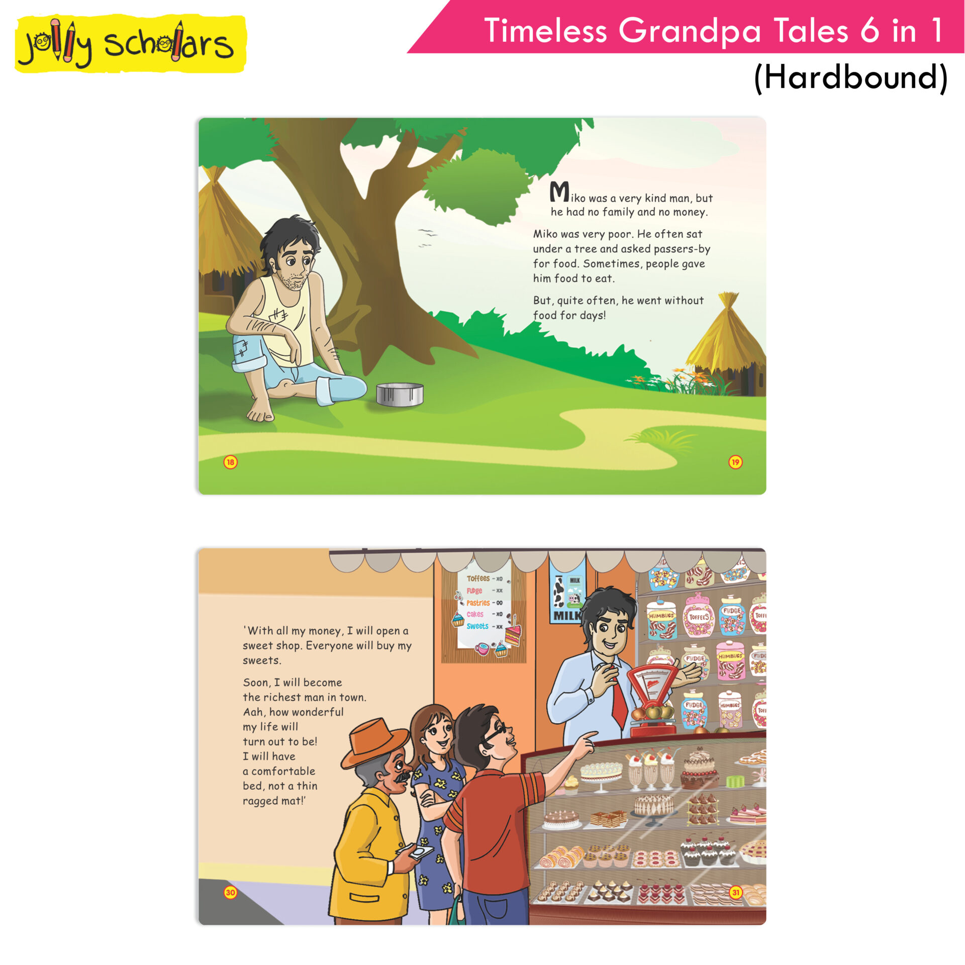 Jolly Scholars Timeless Grandpa Tales 6 in 1 Hard Bound 4