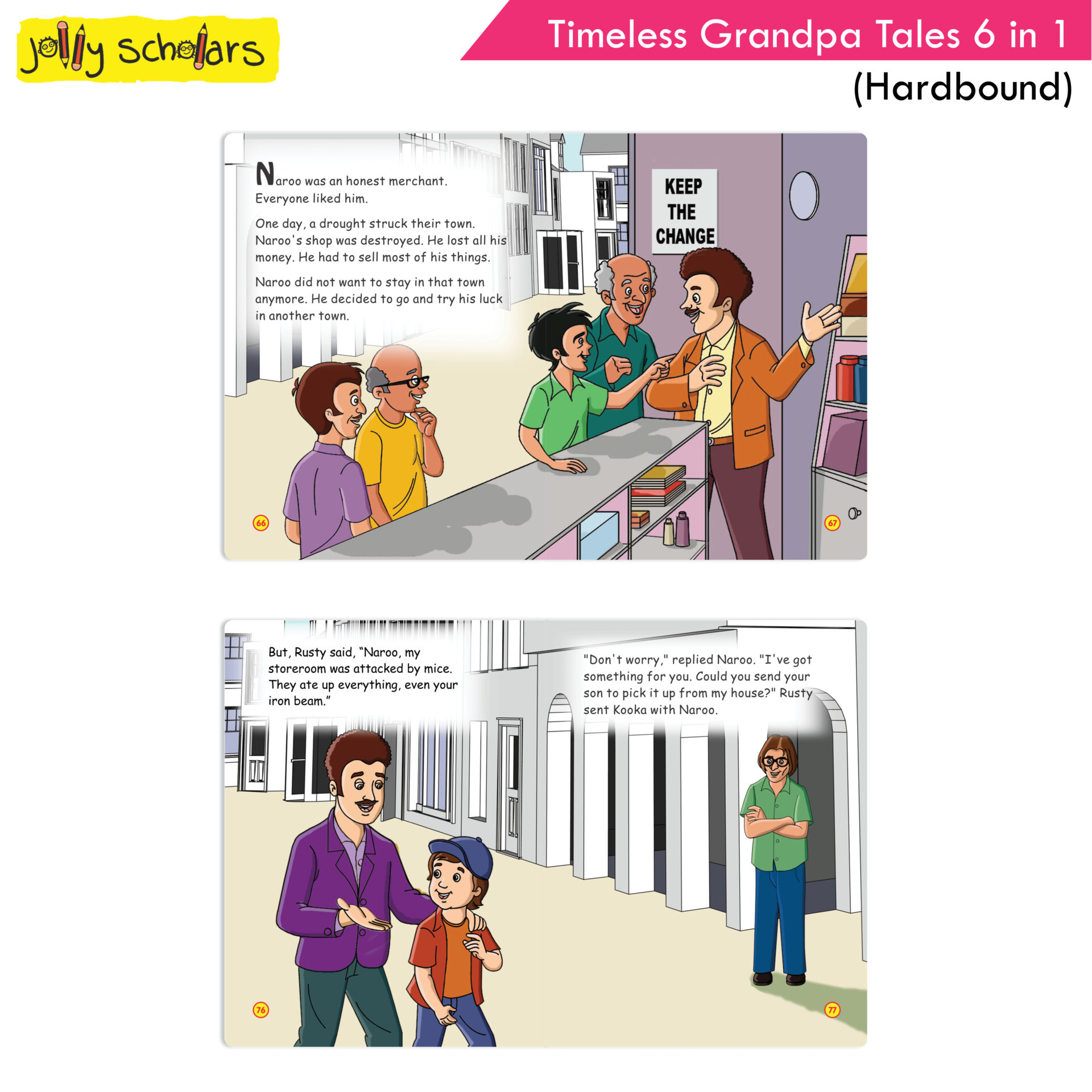 Jolly Scholars Timeless Grandpa Tales 6 in 1 Hard Bound 7
