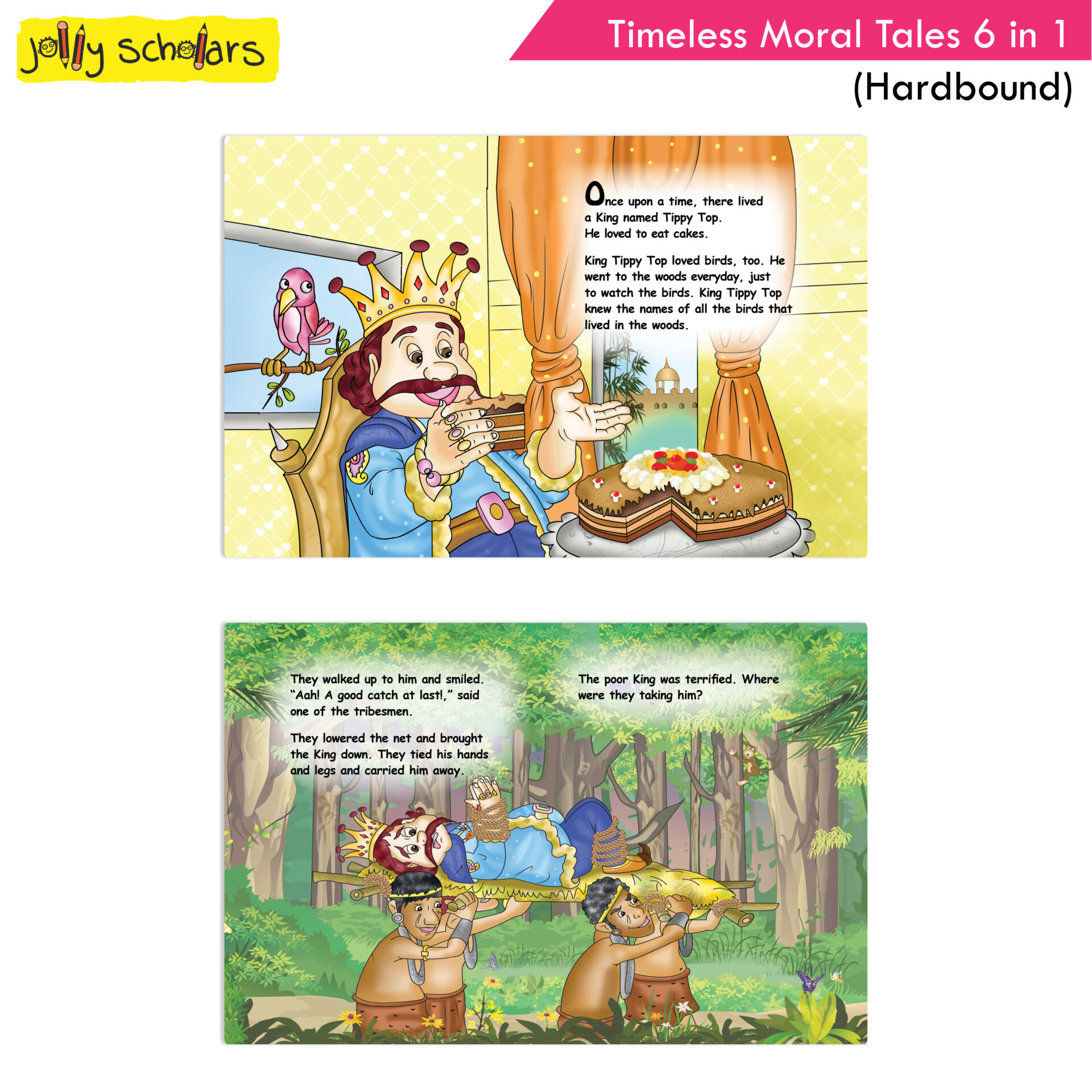 Jolly Scholars Timeless Moral Tales 6 in 1 Hard Bound 3