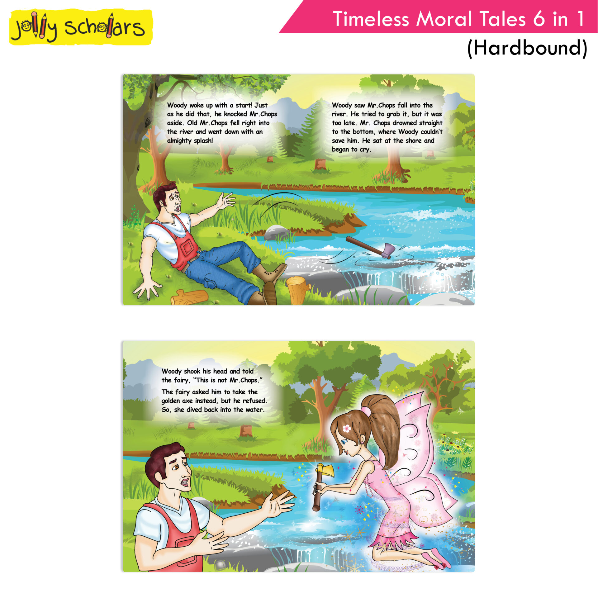 Jolly Scholars Timeless Moral Tales 6 in 1 Hard Bound 4