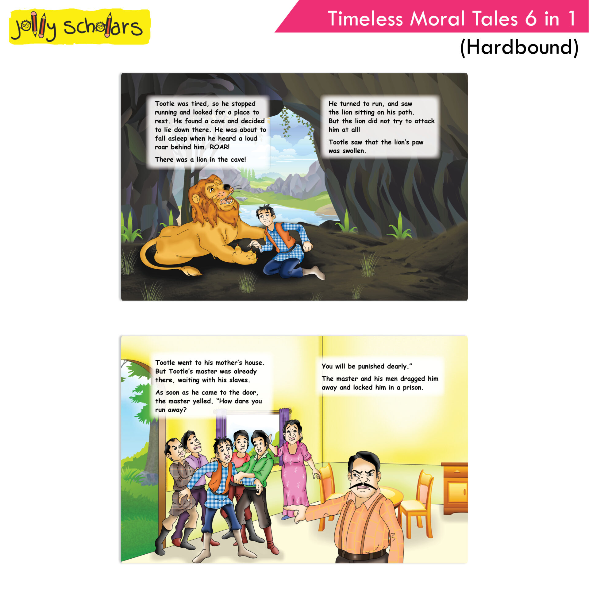 Jolly Scholars Timeless Moral Tales 6 in 1 Hard Bound 7