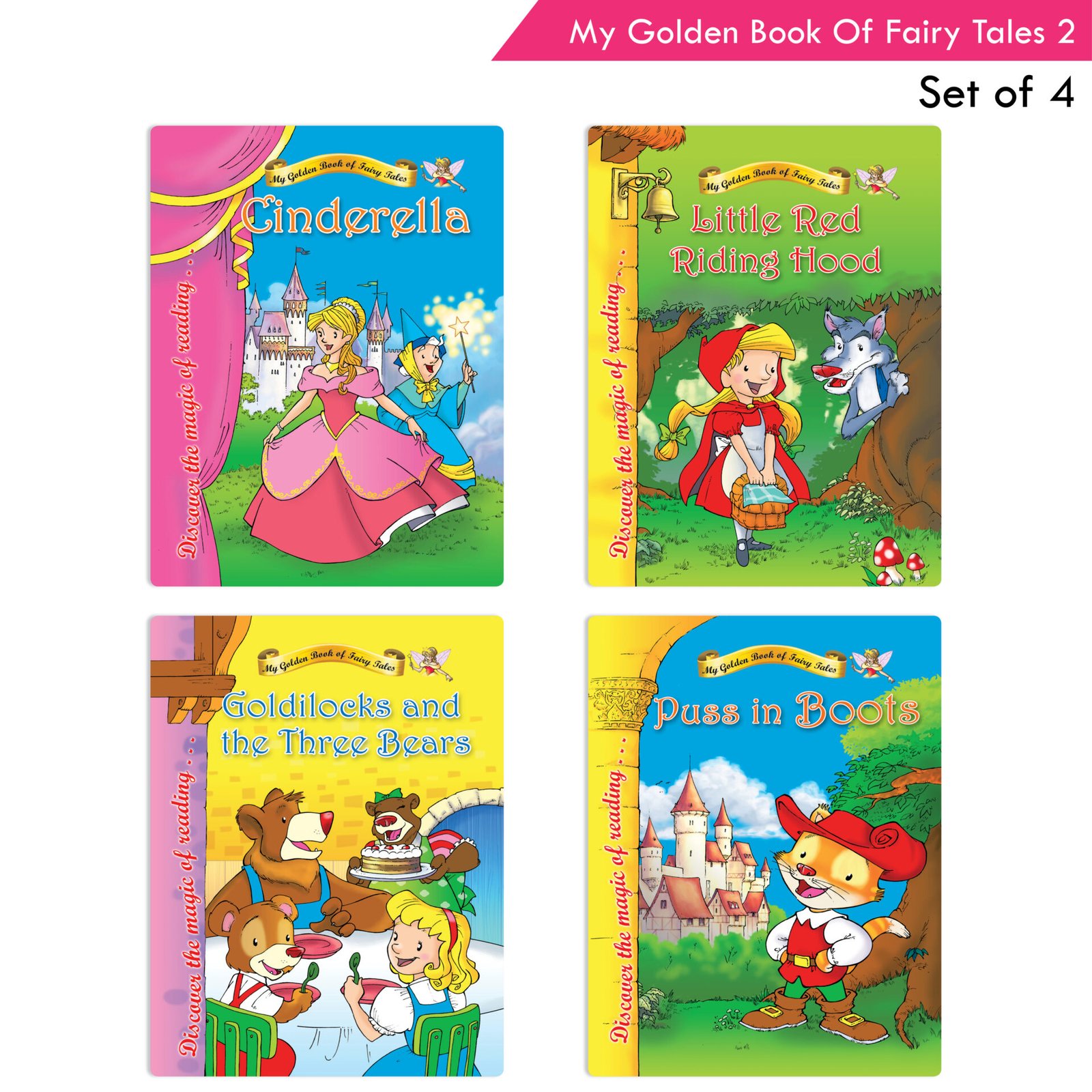 My Golden Book Of Fairy Tales 2 Set of 4 1