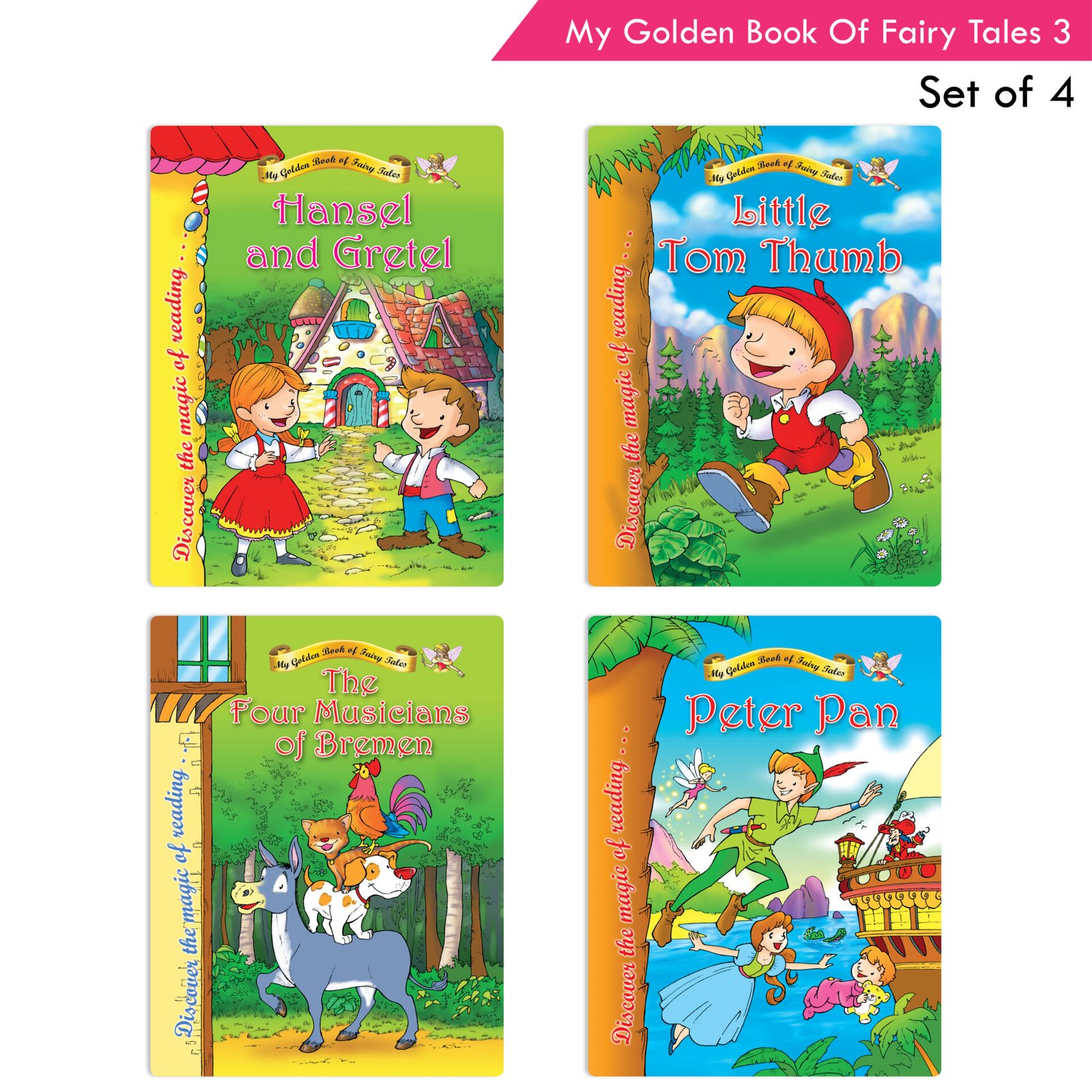 My Golden Book Of Fairy Tales 3 Set of 4 1