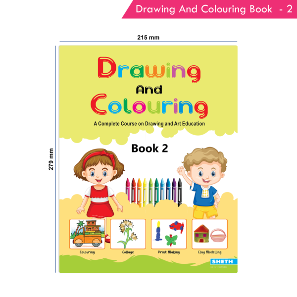 Nigam Drawing and Colouring Book 2 - Image 9