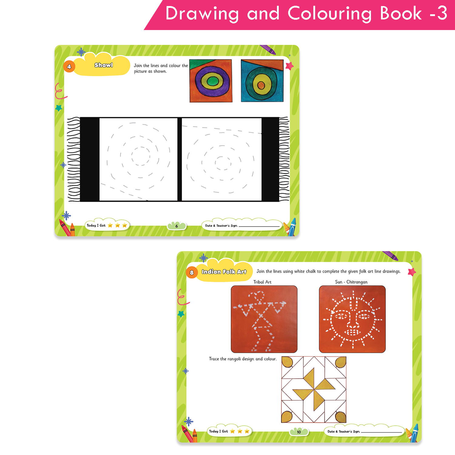 Rising Star Drawing and Colouring Book 3 - Image 3
