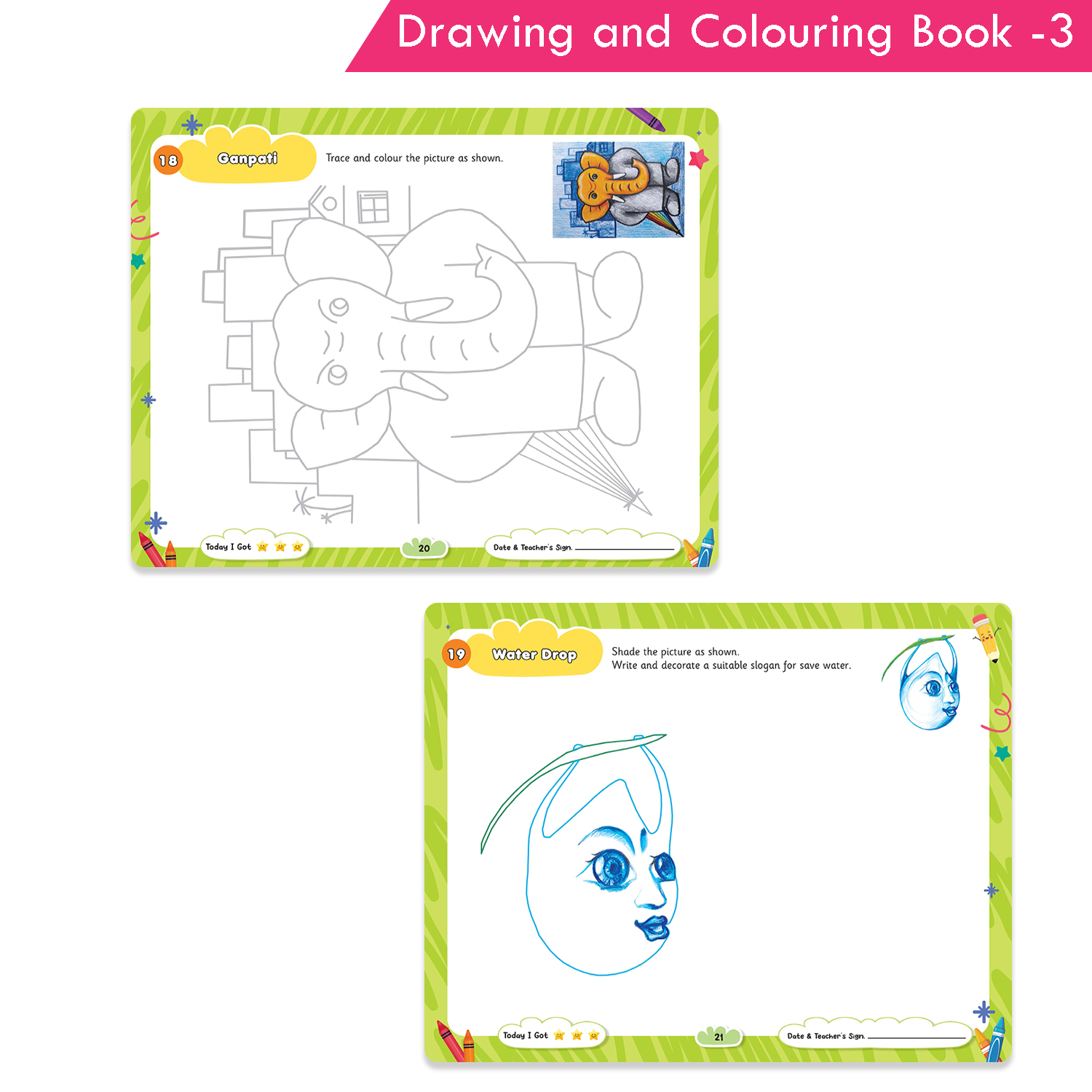 Rising Star Drawing and Colouring Book 3 - Image 6
