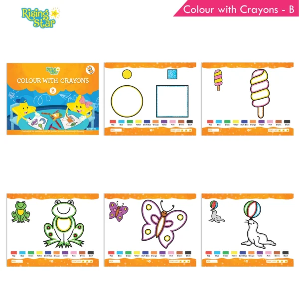 Rising Star Fun Learning Junior KG Book Set (Set of 6) - Image 7