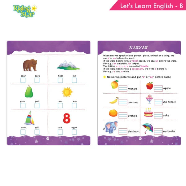 Rising Star Let's Learn English Book - B - Image 8