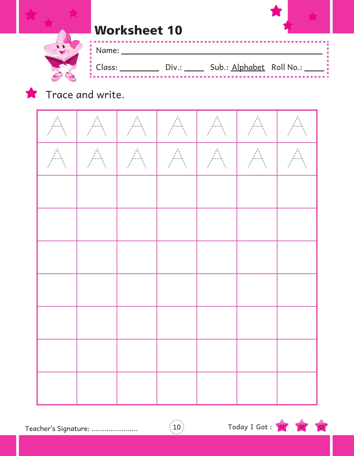 Rising Star Worksheets and Assessments A 4 1