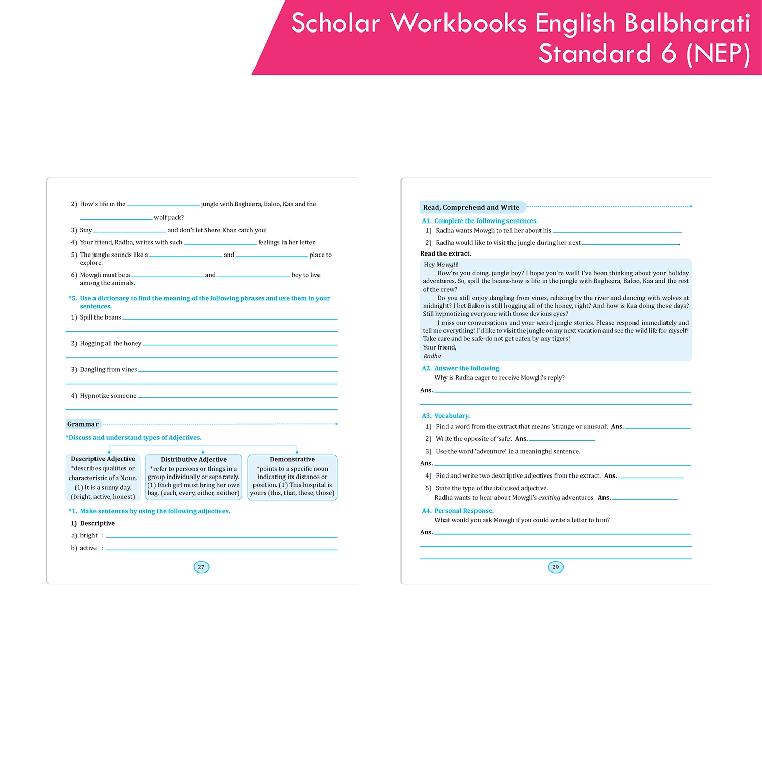 Scholar Workbooks English Balbharati Standard 6 | NEP 2020 and SCF-SE 2024 | Maharashtra State Board - Image 8