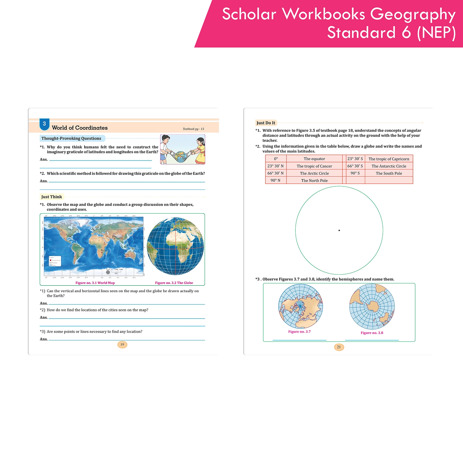 Scholar Workbooks Geography Standard 6 | Maharashtra State Board | NEP 2020 and SCF-SE 2024 - Image 6