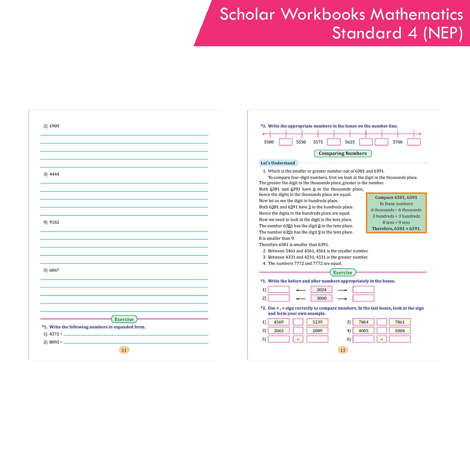 Scholar Workbooks Mathematics Workbook Standard 4 (NEP 2020 and SCF-FS 2024) - Image 4