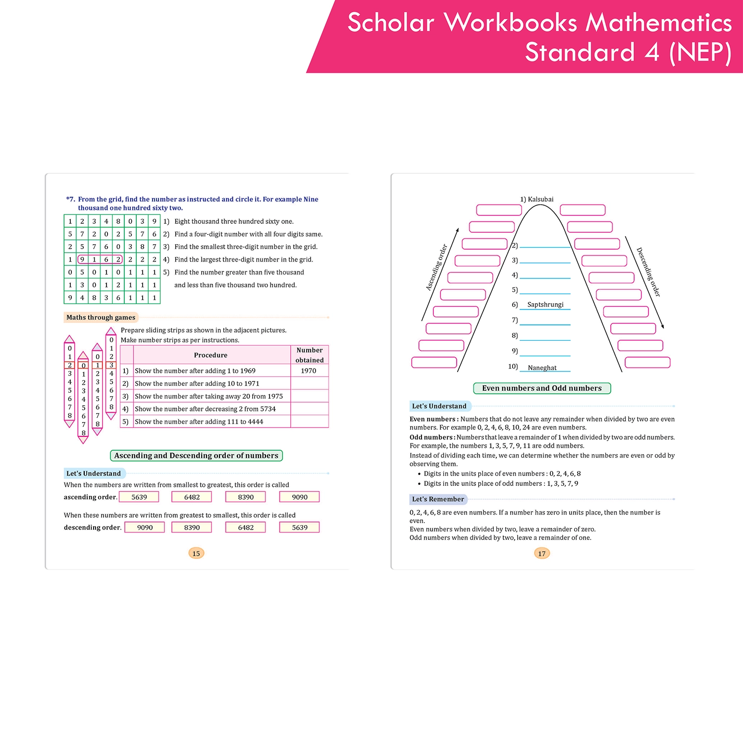 Scholar Workbooks Mathematics Workbook Standard 4 (NEP 2020 and SCF-FS 2024) - Image 5