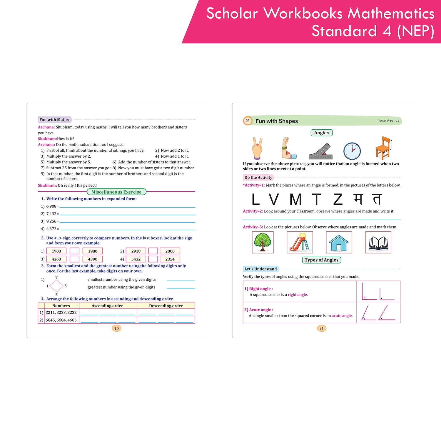 Scholar Workbooks Mathematics Workbook Standard 4 (NEP 2020 and SCF-FS 2024) - Image 6