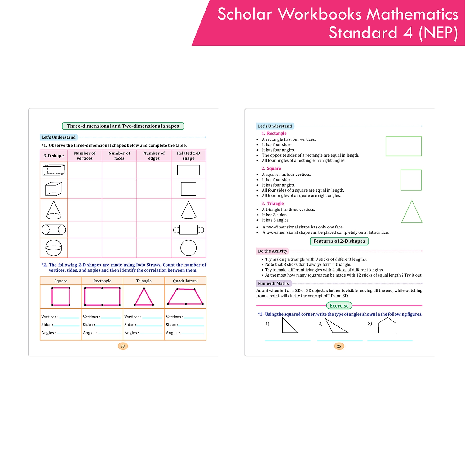 Scholar Workbooks Mathematics Workbook Standard 4 (NEP 2020 and SCF-FS 2024) - Image 7