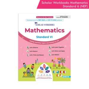 Scholar Workbooks Mathematics Workbook Standard 6 | NEP 2020 | Maharashtra State Board Syllabus Books