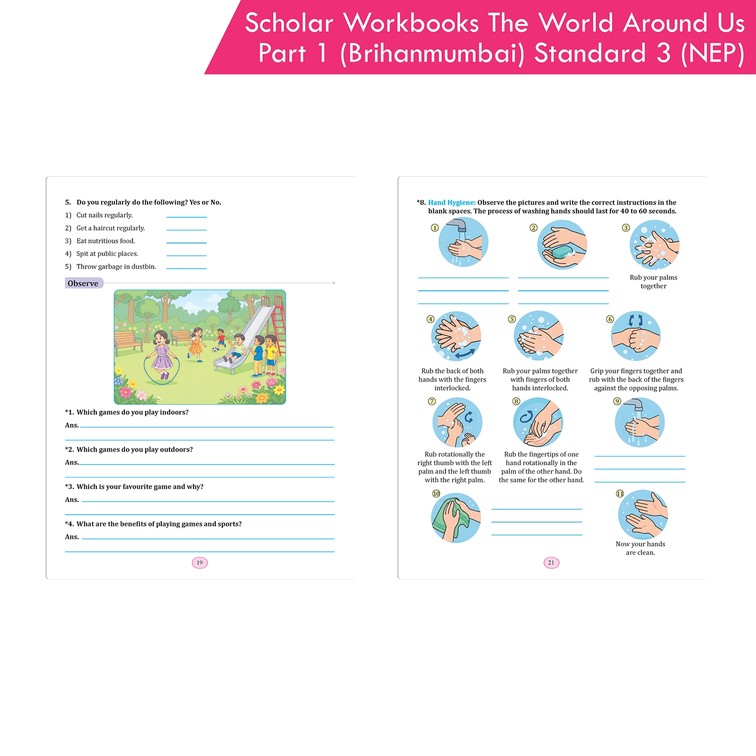 Scholar Workbooks Environmental Studies (EVS) The World Around Us Part 1 (Brihanmumbai) Standard 3 - Image 6