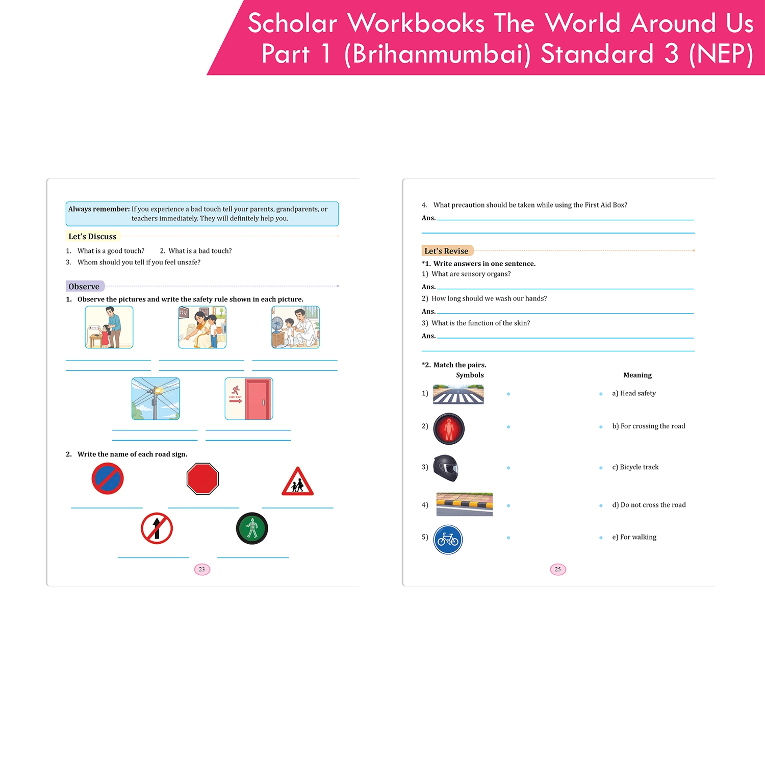 Scholar Workbooks Environmental Studies (EVS) The World Around Us Part 1 (Brihanmumbai) Standard 3 - Image 7
