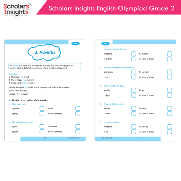 Scholars Insights English Olympiad Grade 2 - Image 4