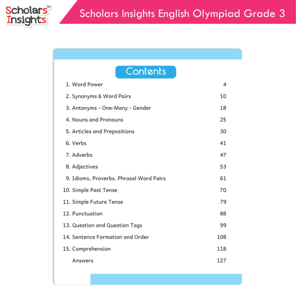 Scholars Insights English Olympiad Grade 3 - Image 2