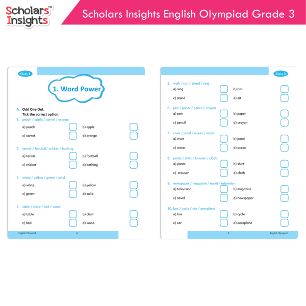 Scholars Insights English Olympiad Grade 3 - Image 3