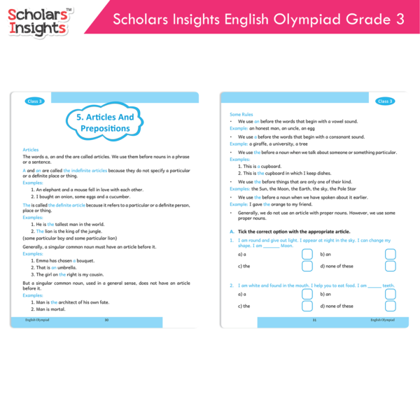 Scholars Insights English Olympiad Grade 3 - Image 7