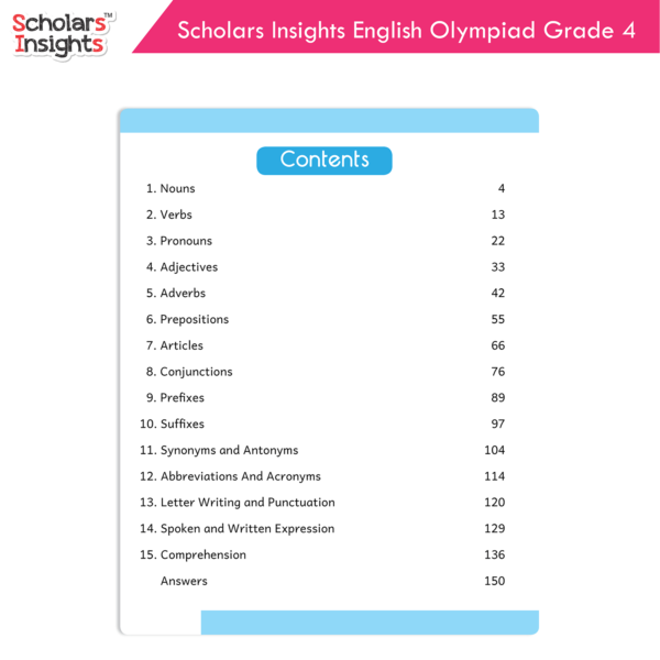 Scholars Insights English Olympiad Grade 4 - Image 2