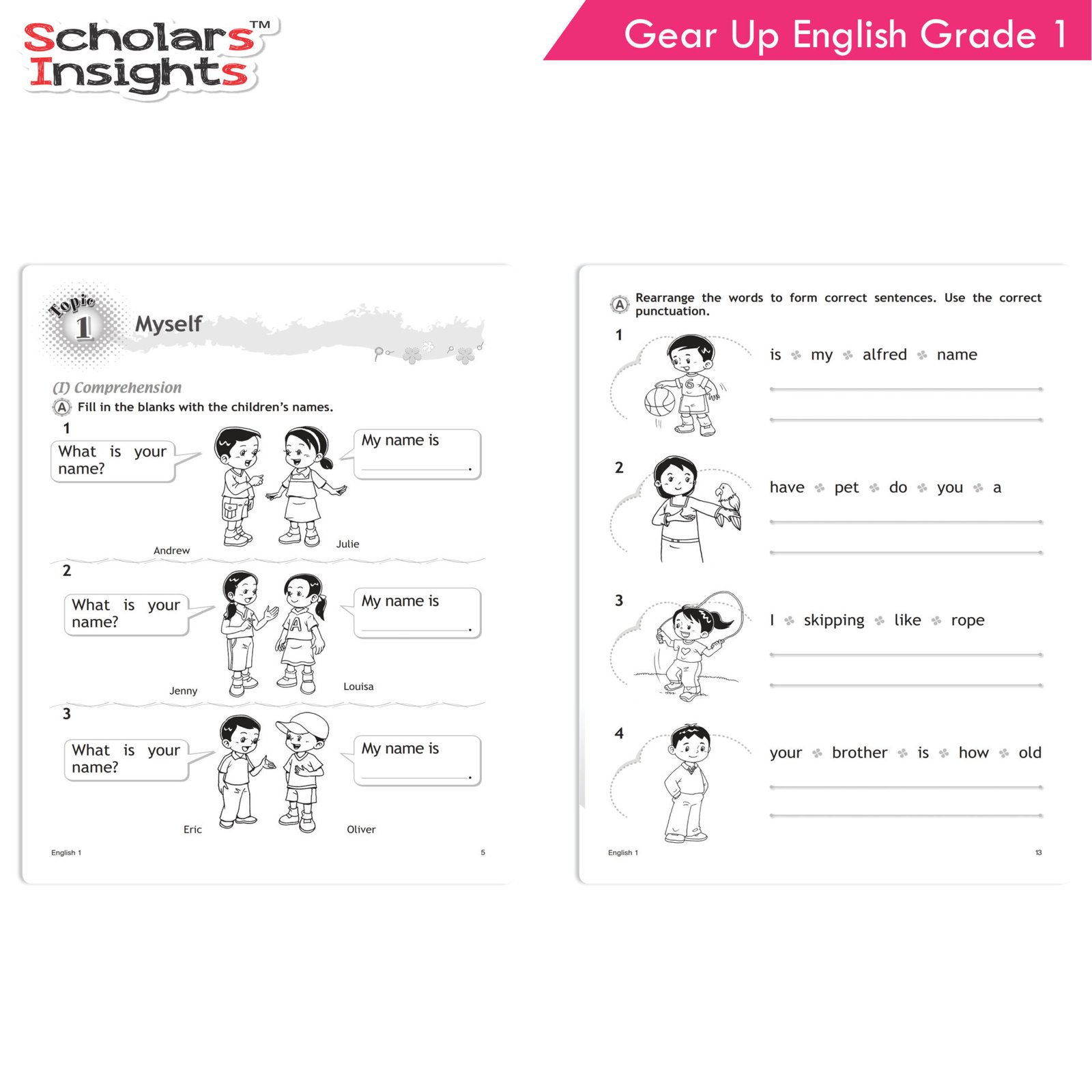 Scholars Insights Gear Up English Grade 1 4