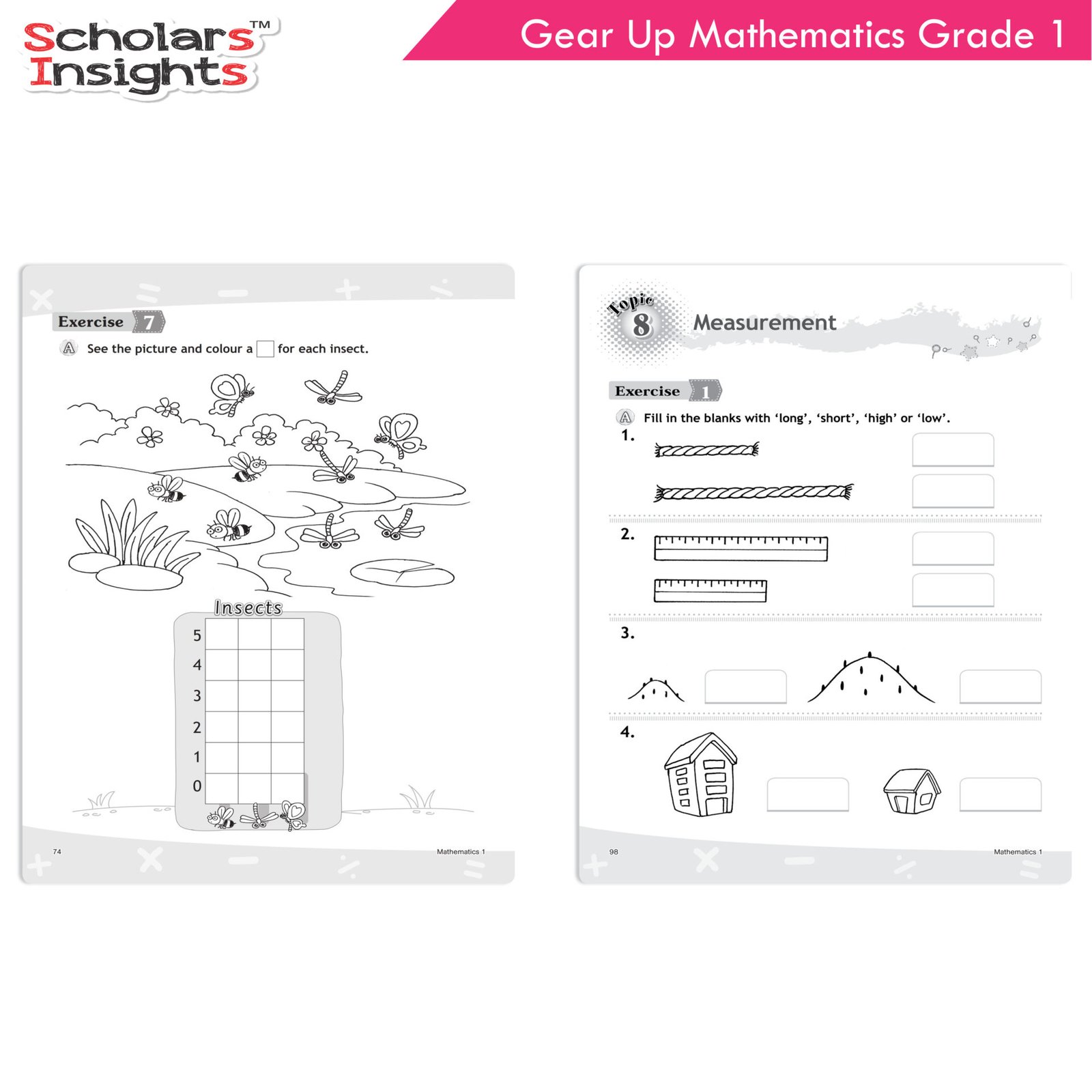 Scholars Insights Gear Up Mathematics Grade 1 6