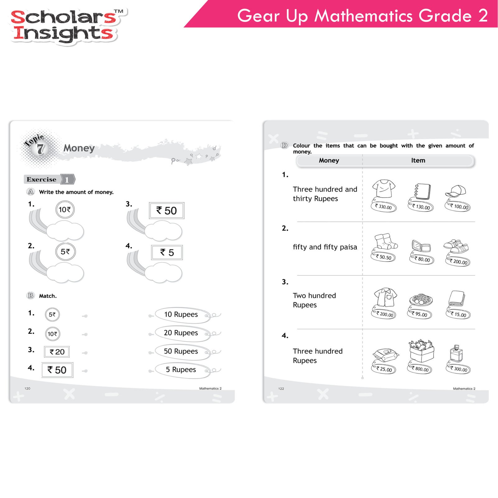 Scholars Insights Gear Up Mathematics Grade 2 8
