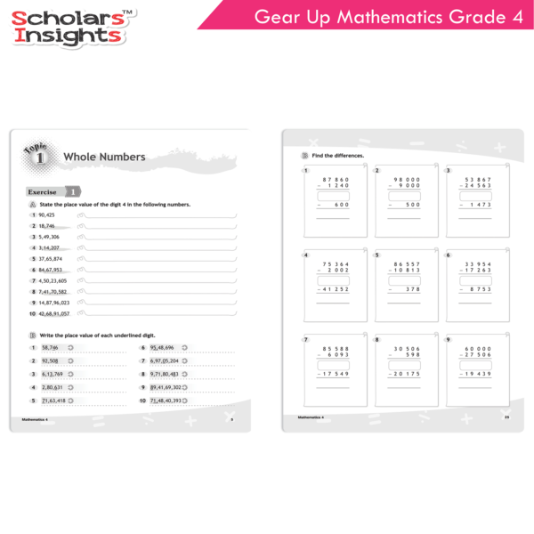 Scholars Insights Gear Up Mathematics Grade 4 - Image 2
