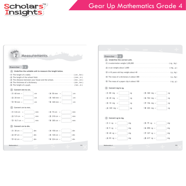 Scholars Insights Gear Up Mathematics Grade 4 - Image 6