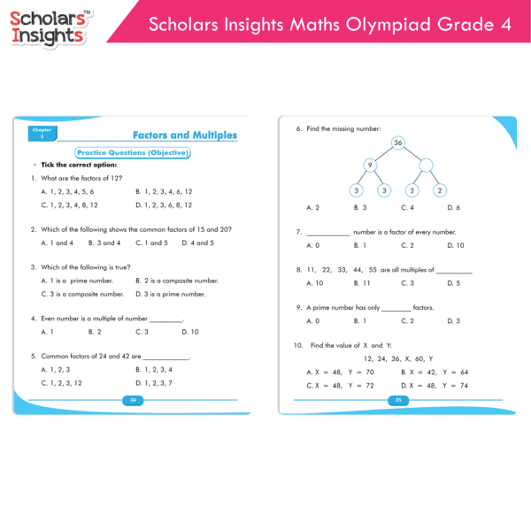 Scholars Insights Maths Olympiad Grade 4 - Image 5