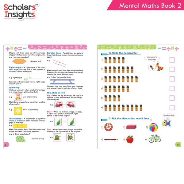 Scholars Insights Mental Maths Book 2 - Image 3