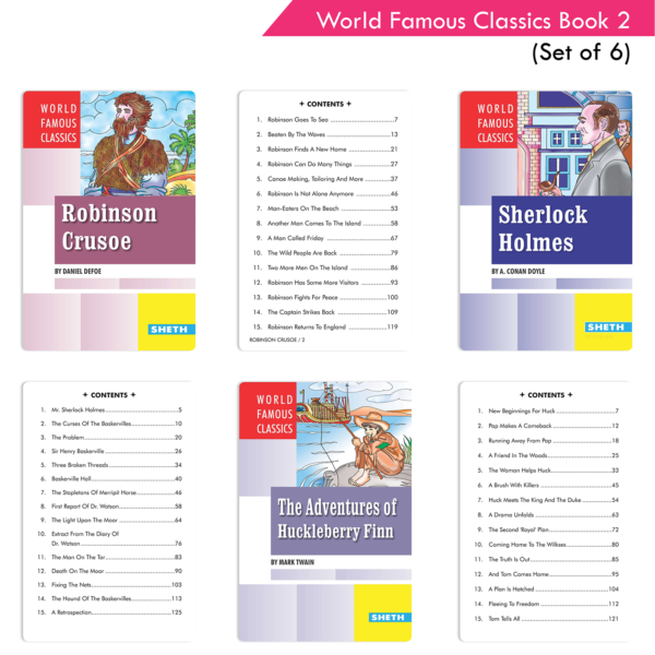 World Famous Classics Book 2 (Set of 6) - Image 2
