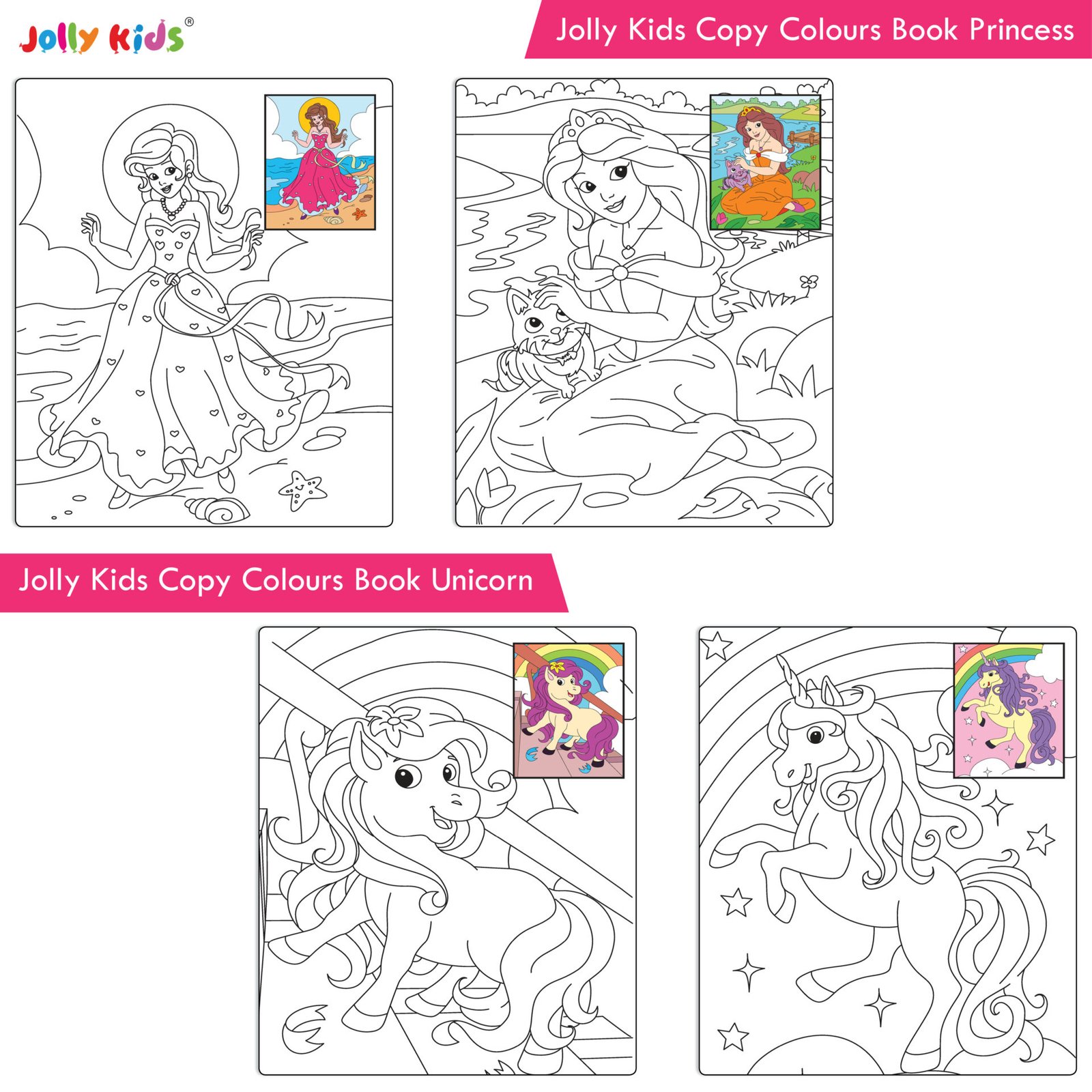 Jolly Kids Copy Colour 32 Pages Set of 8 Pg 7