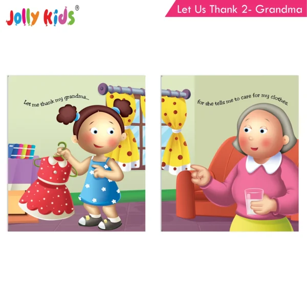 Jolly Kids Let Us Thank Grandpa- Grandma-Friends-Doctor-Teacher (Let Us Thank 2) (Set of 5) - Image 3